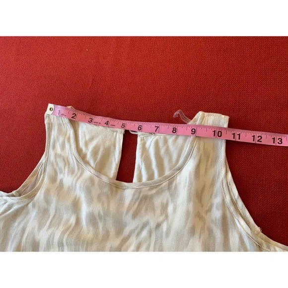 YFB pastel animal print cold shoulder maxi dress, NWT, S - Picture 9 of 11